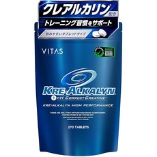 VITAS 바이터스 크레아틴 모노하이드레이트 클레알칼린 정제 270알 분, 1개