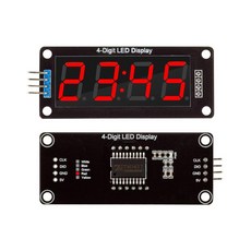 TM1637 36 모듈 빨간색 튜브 노란색 핀이 파란색 세그먼트 흰색 비트 보드 LED 녹색 디지털 ARDUINO용 디스플레이 있는, red 1pcs, 1개