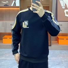 스타일닥터 남성 가을 후드티 라운드 얇은 긴팔 티