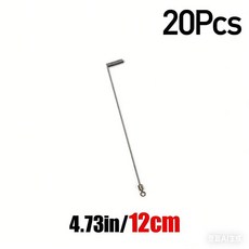 히리시 20m 잉어 낚시용 초강력 플루오로카본 훅링크 낚싯줄 초드 리그용) 15lb 20lb 용품, 03 15LB(0.338mm)