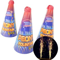 함박꽃분수 3개 바닷가폭죽 불꽃놀이 폭죽놀이