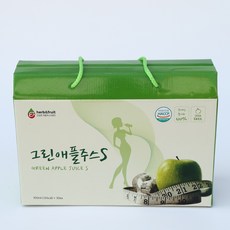 [소백산하늘] 100% 풋사과즙 그린애플주스S, 30개, 100ml