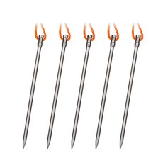 TITO 티타늄팩 백패킹 캠핑 텐트 타프 경량 단조 티탄팩 5개입