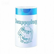 Happyday 免撕抽取垃圾袋 (4卷共200個) - 可壁掛 廚房/客廳/廁所適用, 大 (L), 50個, 1套