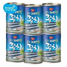 [동원에프앤비]동원 꽁치 원터치 통조림 300g 6캔, 6개
