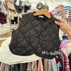 atree 韓國童裝太空棉質感兒童背心外套 現貨