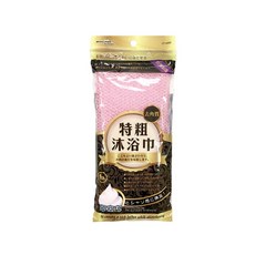 MINONO 米諾諾 特粗沐浴巾 去角質深層清潔, 粉色, 1個, 1個裝