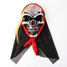 마스크 공연 파티용 해골가면 무서운 할로윈데이 소품 두건 ujd+88966rq