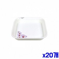 화분받침 물받이 화분 물받이화분 받침 받이 18.5x18.5x2.8 x20개 일반상품, 1개