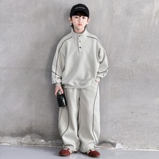 男童春裝衛衣套裝2026新款兒童春季運動服中大童春秋款兩件套潮酷