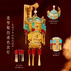 故宮文創 大吉宮燈 冰箱貼, 如圖所示
