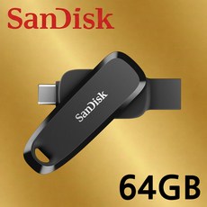 샌디스크 USB 메모리 Phone Drive C타입 OTG 3.2 C6 블랙, 1개, 64GB
