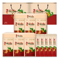 순수식품 큰 키즈 골드 어린이 홍삼 스틱 + 쇼핑백, 10ml, 60개