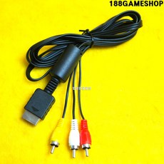 [일팔팔게임샵] PS1 PS2 PS3 플스2 플스1 AV 컴포지트 케이블 180CM, 1개