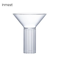 Inmeet 無鉛玻璃三角馬丁尼雞尾酒杯, 1個