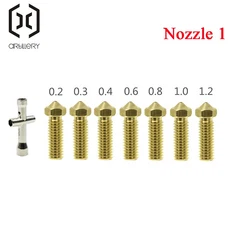 화산 노즐 0.2/0.3MM 키트 1.75 소모성 포병 3D 프린터 압출기 헤드에 적합, 01 Nozzle 1, 기타