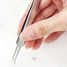 블랙헤드제거 피지제거 핀셋 갈고리형