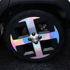 아이리온 캐스퍼 일렉트릭 호환 17인치 휠스티커, 캐스퍼일렉트릭_17인치 전용 포지드카본_블랙, 1세트