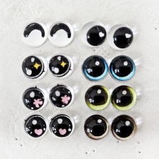 [태양이네] 크리스탈 접착눈 인형눈 부자재 6mm/8mm, 8mm, 선택안함, 써클사파이어, 1개