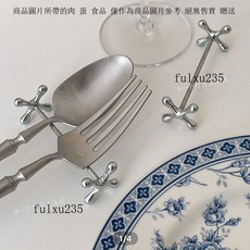 下殺價 筷子架刀叉勺筷託筷枕不銹鋼酒店擺臺金屬筷子託創意日韓式餐具架, 1個, 不繡鋼四葉草型+小狗筷子架,2個
