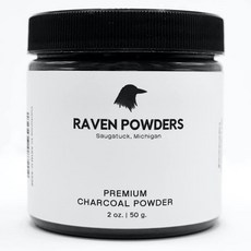 Raven Powders의 프리미엄 차콜 파우더. 그리기나 아트에 사용., 50g, 1