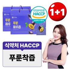 GOIDAMEUN 푸룬즙 푸룬주스 건자두 착즙 쥬스 식약처 HACCP 인증, 2개, 2.1L