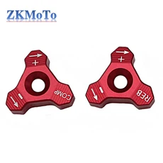 밸브익스텐더 프론트 완충기 노브 조절기 KTM 허사베르그 허스크바나 SX SXF EXC XCW 125-530 690 슈퍼모토, 01 빨간