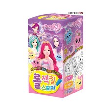 아이누리 시크릿쥬쥬 별의보석 롤색칠스티커, 1개