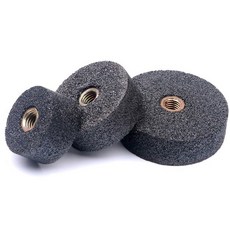 벌브석 고속돌 원형 연마석 25mm 38mm 50mm 65mm 택1 밸브석 주물 작업 굴곡면 코너 내경 10mm 평형 작업돌 나사산 돌 숫돌 숯돌 나사돌, 벌브석.고속돌 25mm, 1개