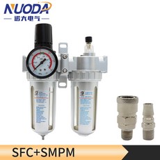 SFC200 1/4 SFC300 SFC400 1/2 공기 압축기 필터 조절기 오일 물 분리기 트랩 밸브 공압 부품, 200 Copper co, SFC SMPM, 1개