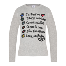 까스텔바작 () 여성 레터링 아트웍 프린트 라운드 티셔츠_BGDSTL507MY_