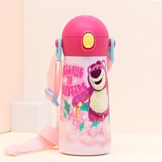 릴팡 더보틀 몰리 원터치 어깨끈 이중스텐물통 460ml(랏소베어), 단품, 1개, 단품