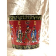 華誠 簡易斗桶 拜斗 禮斗 6吋鐵製 福祿壽 龍鳳, 1個