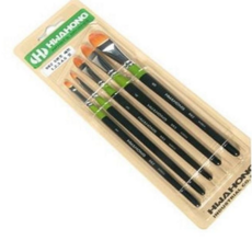 평붓 전문가용 구성 화홍 화홍 평붓 수채화 화구 미술 미술평 아크릴 유화