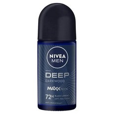 호주 니베아 NIVEA MEN Deep Roll On Deodorant 맨 딥 다크우드 데오드란트 롤온, 6개