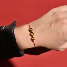 남성여성공용호안석팔찌 구슬팔찌 끈 매듭팔찌 직업운커플선물 심플 비즈 실팔찌GSL092