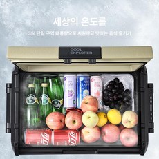 더엘픽 전기차냉장고 캠핑용 아이스박스 캠핑, K35 골든옐로우 없음, 1L