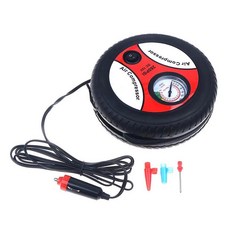 타이어공기 주입기공기 압축기 휴대용 자동차 주입기자동차 타이어 압력 게이지 자전거 공기, 1. A, 1개