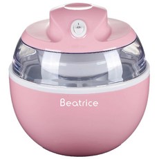 Beatrice 迷你自動冰淇淋機 600ml, 粉色
