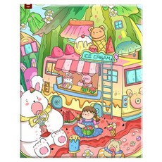 피포페인팅 DIY 명화그리기 유화 그림 그리기 아크릴화 30*40cm, 33타입, 1개