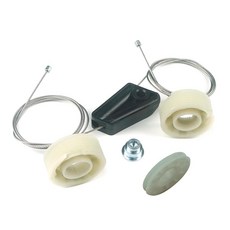 Bross 리어 쿼터 윈도우 레귤레이터 세트 51377111017 51377111018 미니 쿠퍼 원 R52 R57 컨버터블과 호환, Bross 리어 쿼터 윈도우 레귤레이터 세트 51377