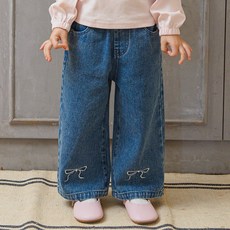 베베쥬 키키리본 데님 팬츠