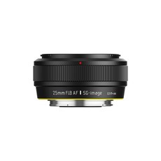 SGimage AF 25mm F1.8 카메라 렌즈 소니 E 후지 X 니콘 Z마운트 카메라용 APS-C 자동 초점 렌즈, 블랙 Sony E-mount