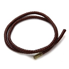 천연가죽 메쉬끈 8MM 6종 모음, 브라운 1M