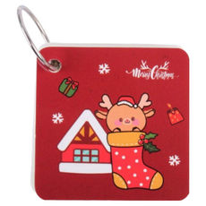 斑馬麥麥 聖誕環扣口袋筆記本/單詞本, 單一選項