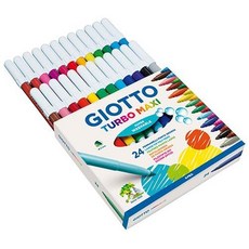 GIOTTO 兒童安全可洗式彩色筆 24色, 1個