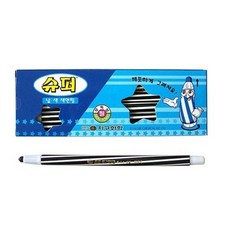 지구 색연필 낱색 채점펜 색칠펜 (검정 12자루), 본상품