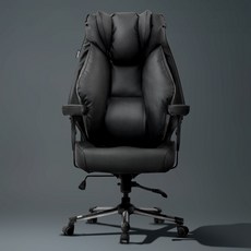 누카 커스텀체어 G900-PU 컴퓨터의자 사무용 사무실 학생 가죽 게이밍 책상의자, 블랙