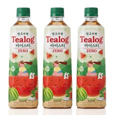 HK이노엔 티로그 망고수박 아이스티 500ml ZERO 칼로리, 6개