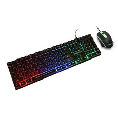 애니젠 게이밍 LED 키보드 마우스 유선 세트 + 450